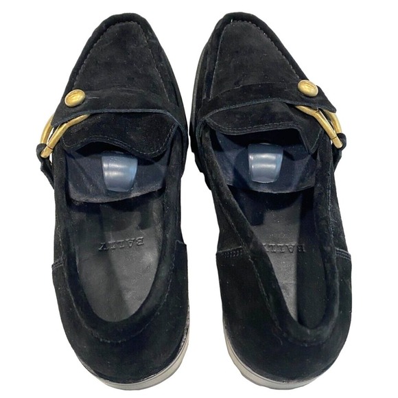 Bally - Men's black suede Loafers ABASA with metal hardware - Picture 3 of 6